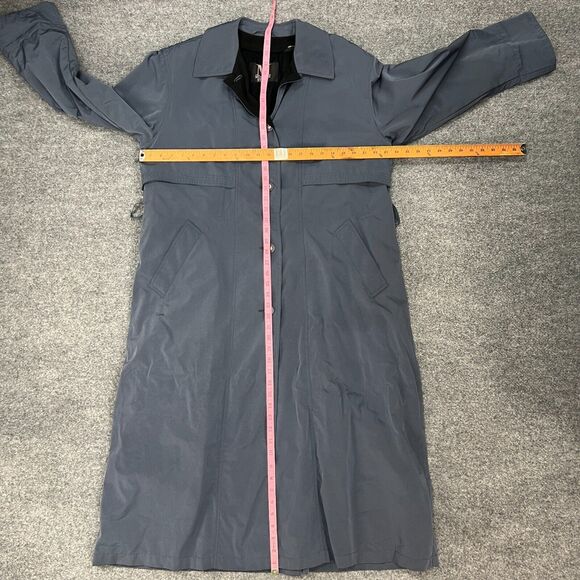 Vintage Mulberry Street Trench Coat Women L Large Overcast Removable Liner *READ - Picture 5 of 16